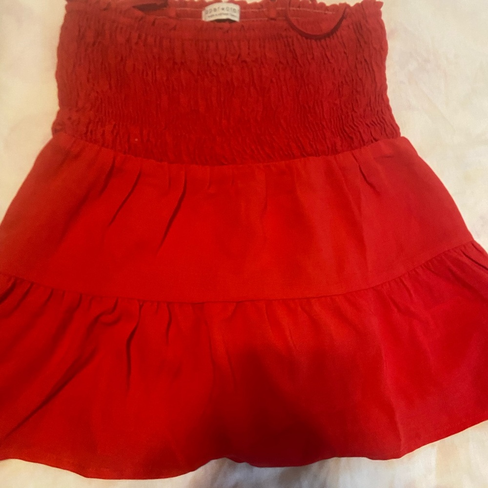 Paper Crane Scarlet Red Dress NWOT M